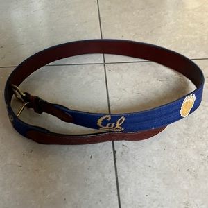 Smathers and Branson California ( Cal ) Berkeley collegiate needlepoint belt